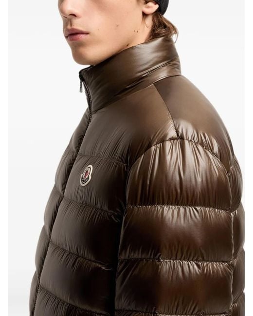 Moncler Brown Sergesta Packable Short Down Jacket for men