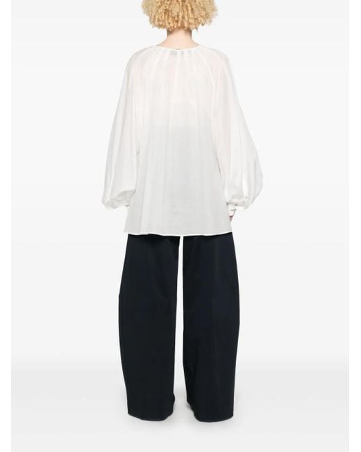 Thelatest ミニシャツドレス White