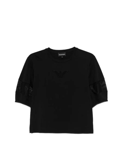 Emporio Armani Black Short-Sleeve T-Shirt