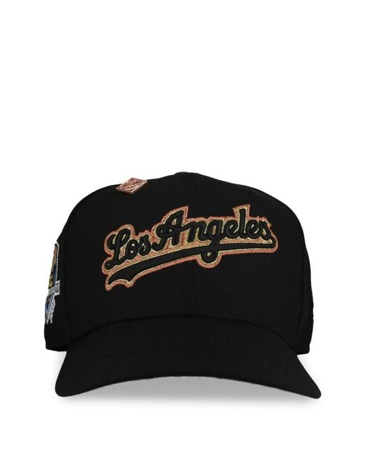 KTZ Black X Los Angeles Dodgers 50Th Anniversary 59Fifty Baseball Cap for men