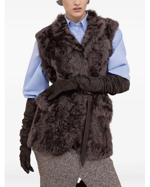 Gilet di Brunello Cucinelli in Brown