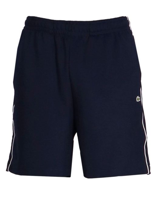 Lacoste Blue Stripe Detail Track Shorts for men