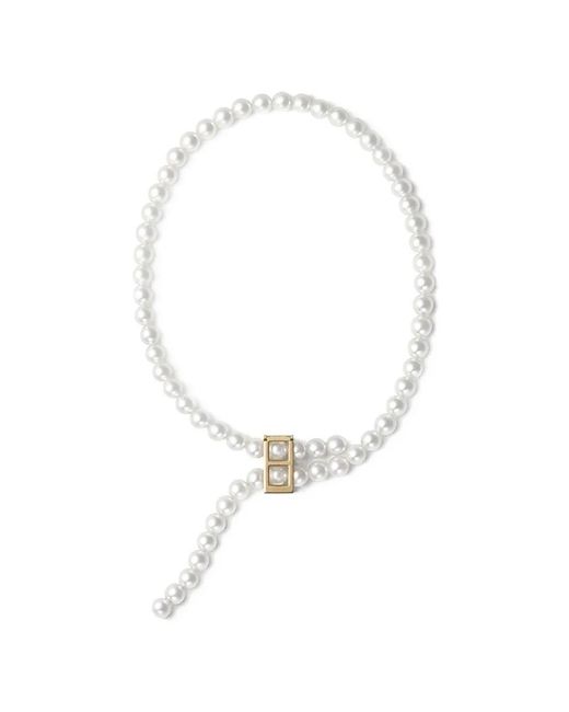 Shihara Metallic Node Double-Square Clasp