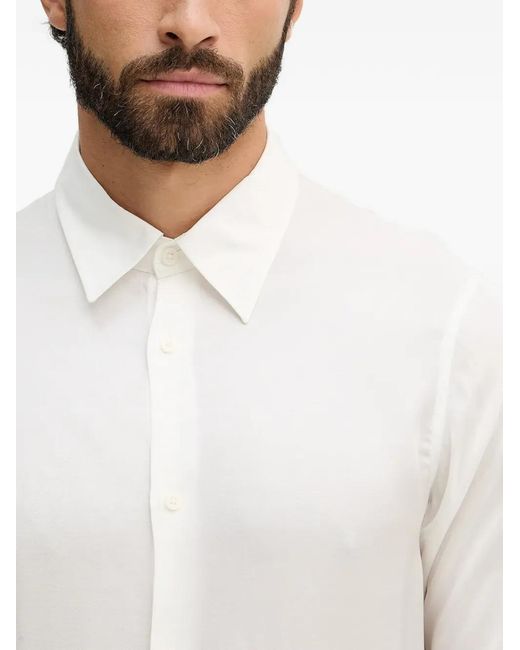 ARMANI EXCHANGE White Buttoned Shirt for men