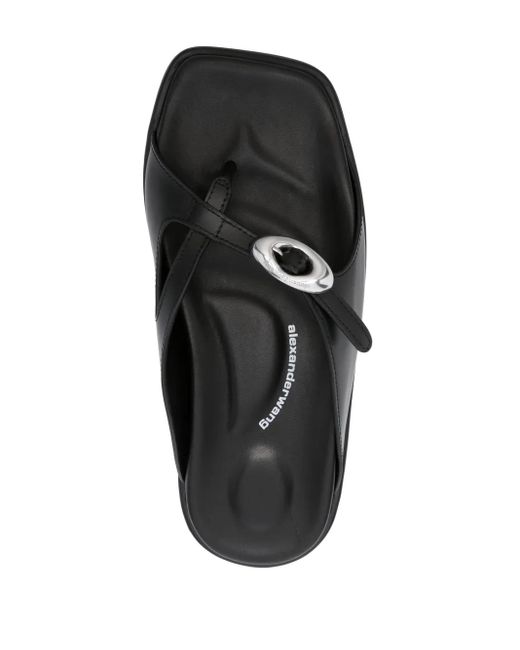 Alexander Wang Black Women Dome Flatform Sandal