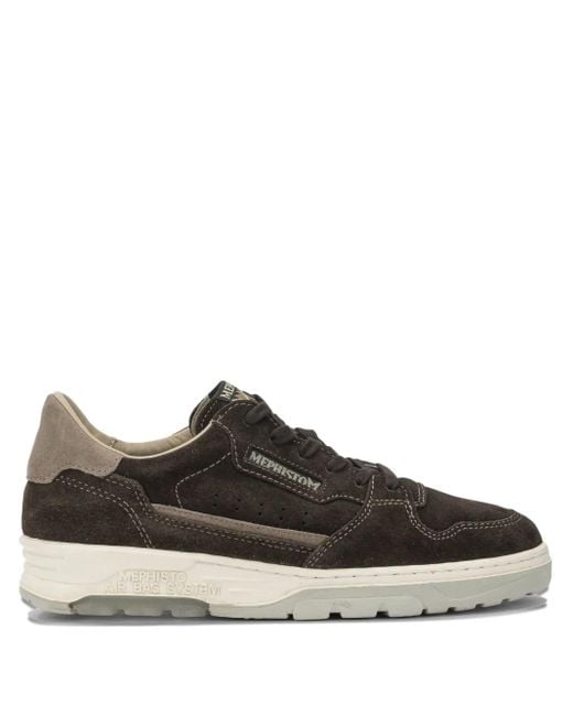 Musto Black Suede Panel Sneakers for men