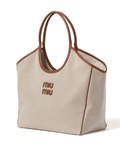 Miu Miu Natural Ivy Tote Bag