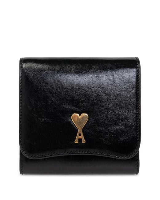 AMI Ami De Coeur 財布 Black