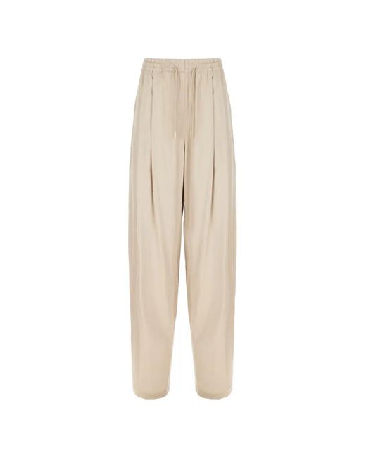 Pantalones Con Cordones Danamé de color Natural