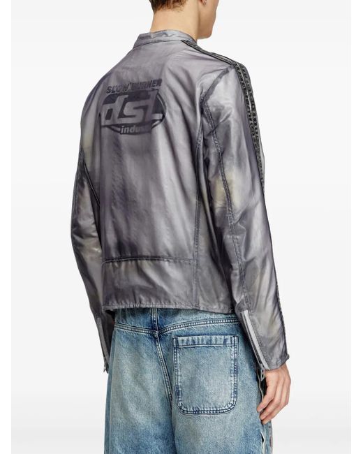 DIESEL Gray J-Pop Bomber Jacket for men