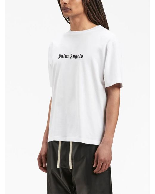 Palm Angels T-Shirt Mit Logo-Print in White für Herren