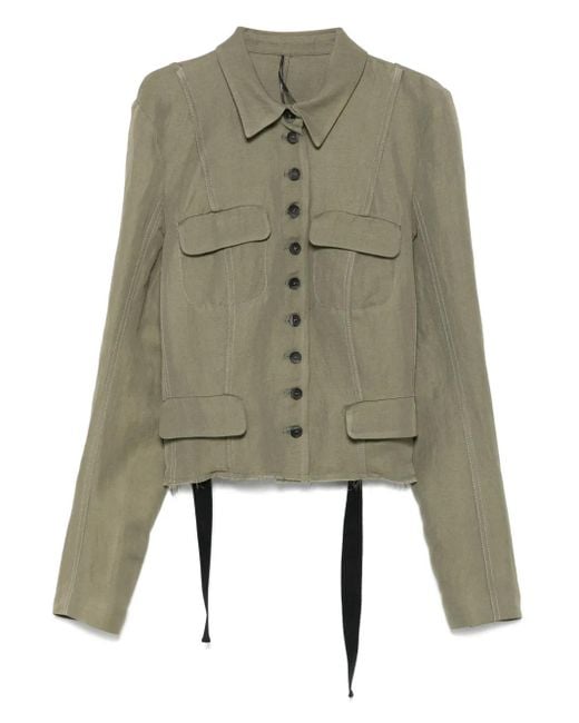 Masnada Green Twill Jacket