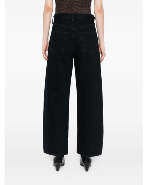 Agolde Black Low Curved Jeans