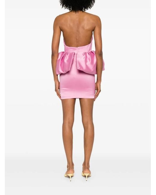 The New Arrivals Ilkyaz Ozel Pink Lia Mini Dress
