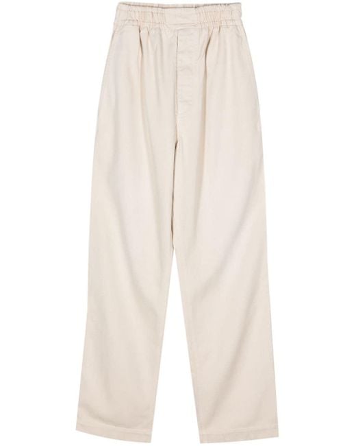 Isabel Marant White Timeo Straight-leg Trousers for men