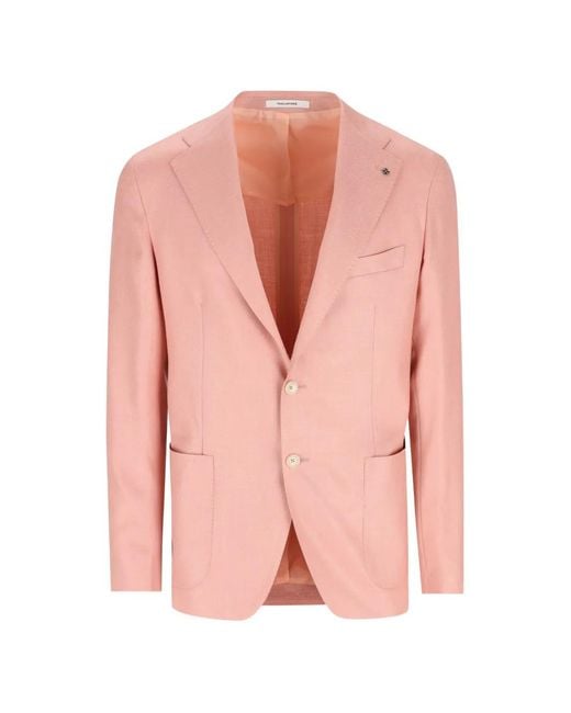 Blazer Con Botones Tagliatore de hombre de color Pink