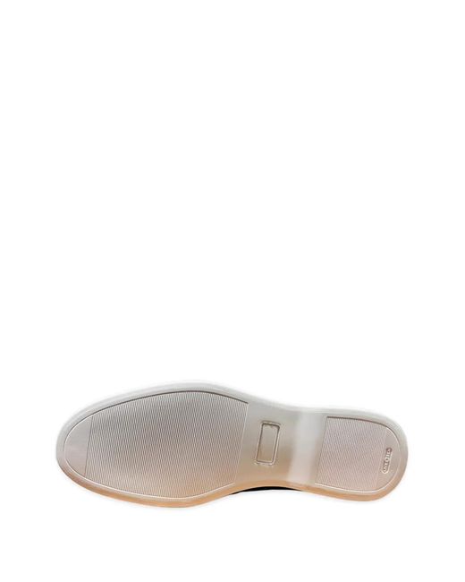 Calce Blue Suede Loafers for men