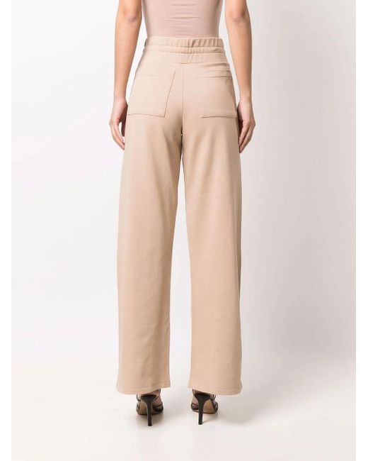 Balmain Natural Side-Button Detail Trousers