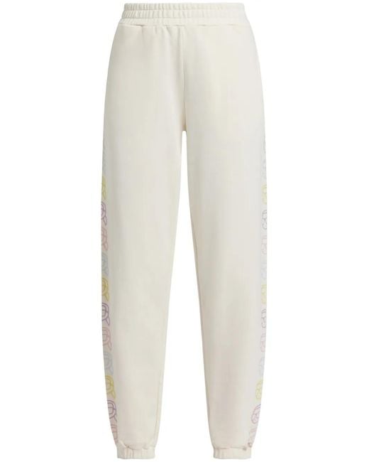 Karl Lagerfeld White Ikonik 20 Outline Track Pants