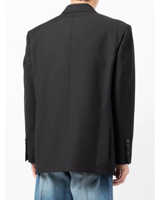 we11done Oversized Blazer in het Black