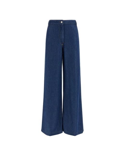 Nude Blue Tilda Wide Leg High-Waist Jeans