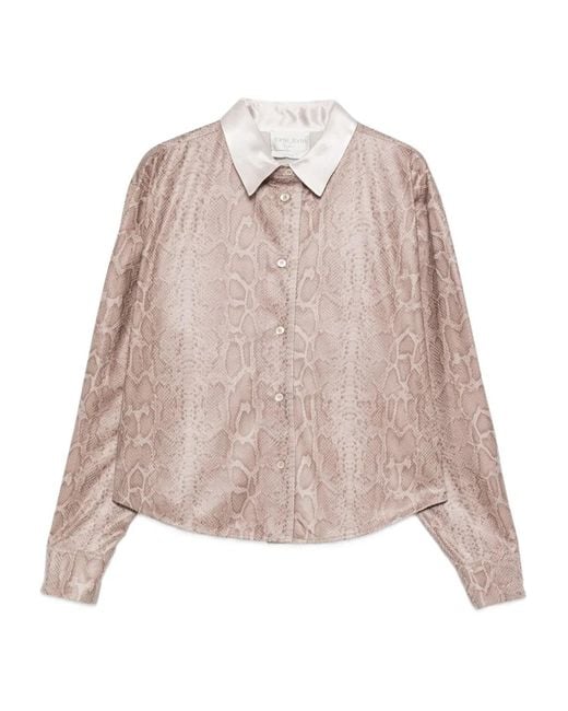 Chemise À Imprimé Peau De Serpent Forte Forte en coloris Natural