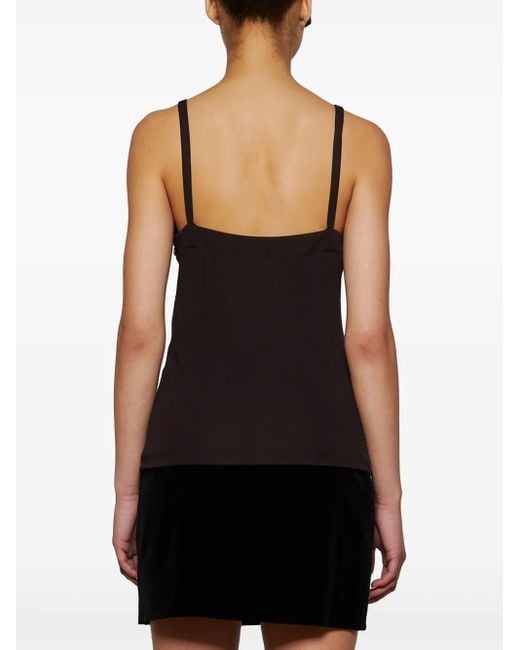 Jil Sander Black Sleeveless Tank Top