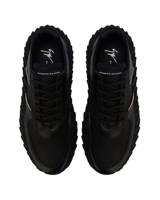 Giuseppe Zanotti Black Urchin Quilted Sneakers for men