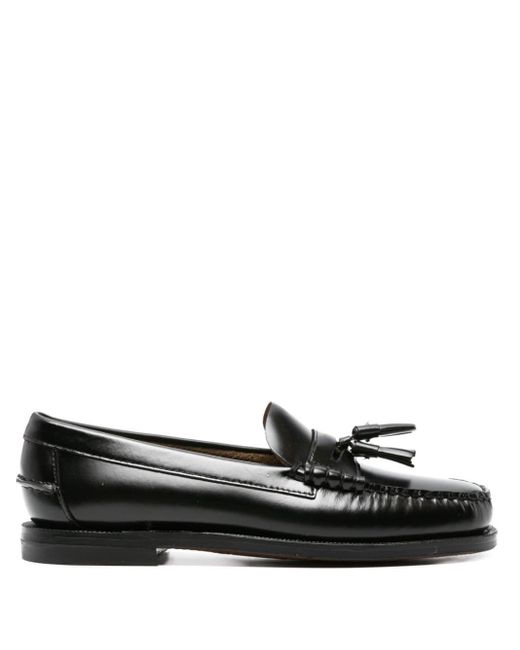 Sebago Black Dan Leather Loafers