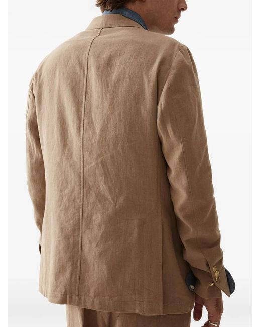 Fortela Natural Travel Double-Breasted Blazer for men
