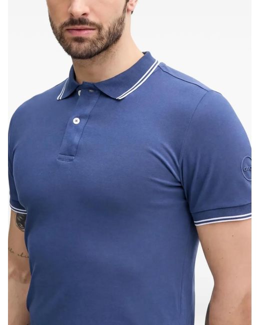 Geox Blue Short-Sleeve Polo Shirt for men