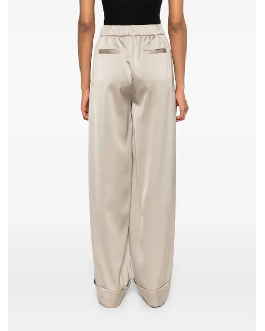 Blanca Vita Natural Satin Trousers