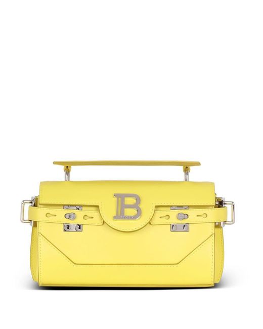 Balmain Yellow B-buzz 19 Shoulder Bag