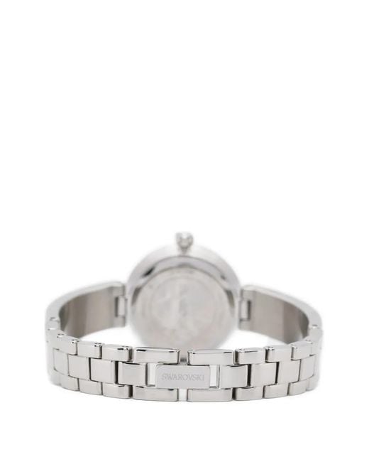 Swarovski White Bangle 26Mm Watch