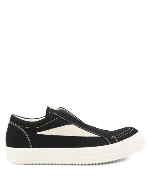 メンズ Rick Owens スリッポン スニーカー Black