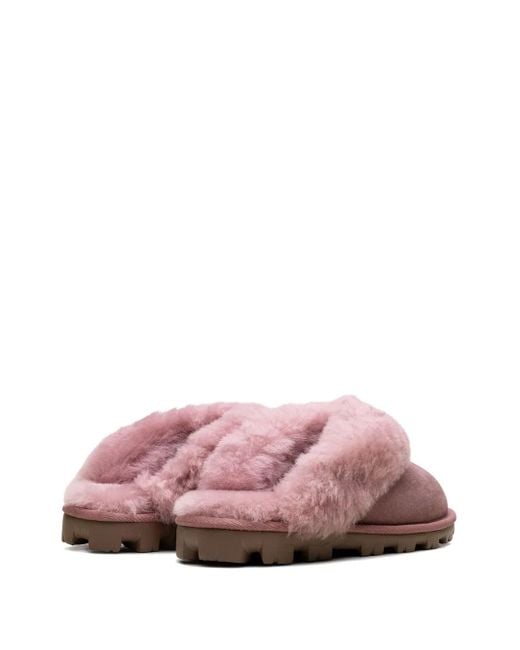 Ugg Coquette Pantoletten mit "Pink Dawn"-Print