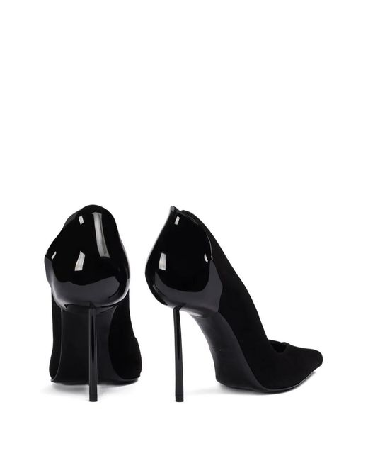 Le Silla Black 100Mm Petalo Heeled Pumps