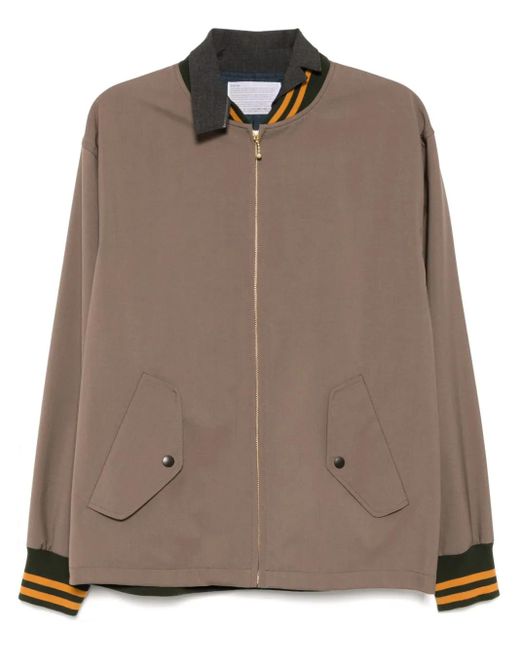 Kolor Hemdjacke Im Layering-Look in Brown für Herren