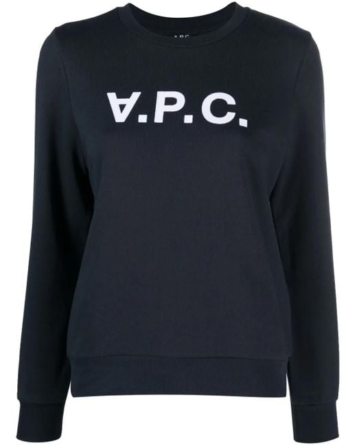 Sudadera Con Logo Vpc Estampado A.P.C. de color Blue