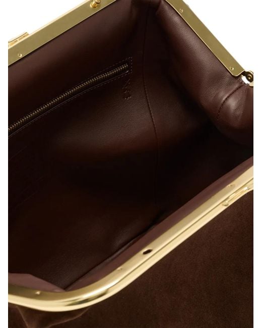 COACH Brown Kisslock Frame Bag 27