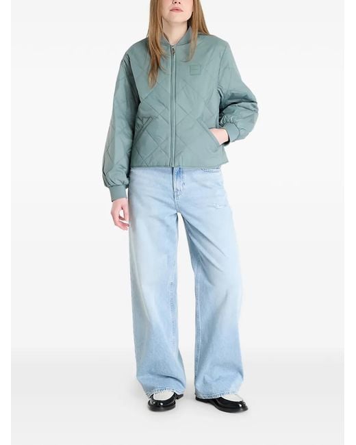 Calvin Klein Blue Quilted Lightweight Jacket