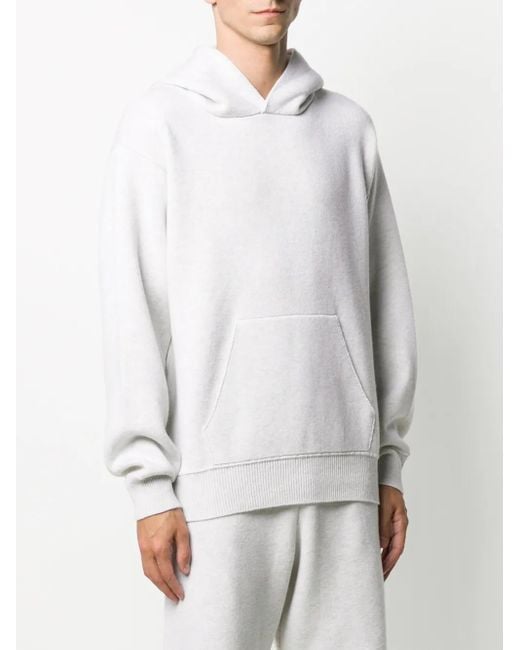Barrie White Ideal Rib-Trimmed Oversized Hoodie