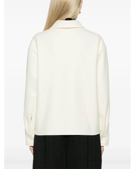 Jil Sander White Natural Cloth Jacket