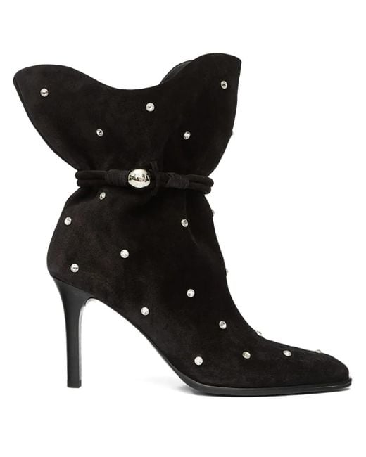 Isabel Marant Black 90Mm Lolya Boots
