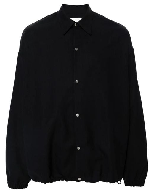 Studio Nicholson Black Wool Bomber Jacket for men