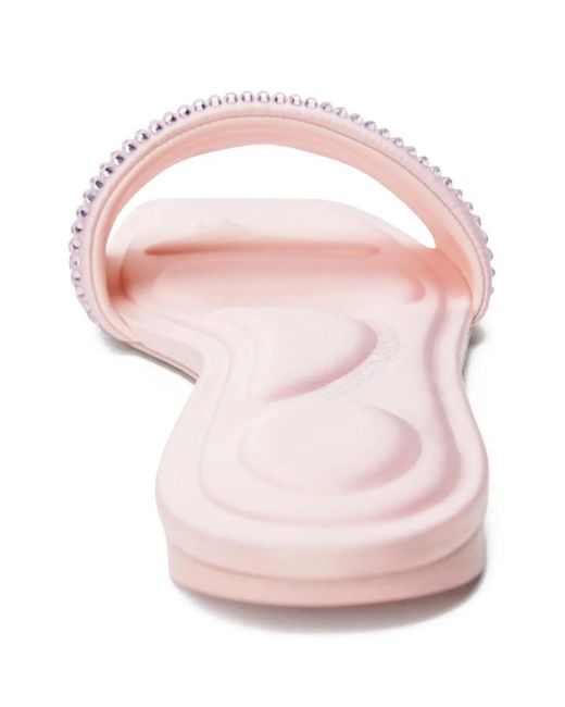 Alexander Wang Pink Crystal-Embellished Sandals
