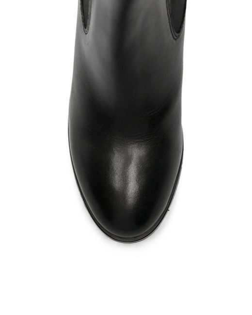 SERGIO MORETTI FIRENZE Black Elasticated-Side Ankle Boots