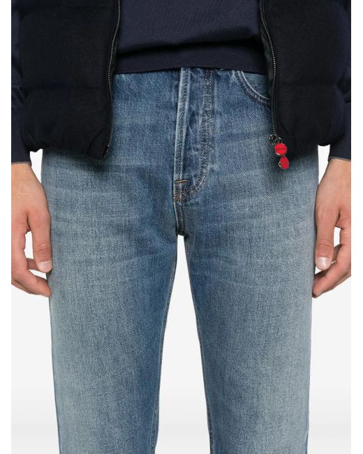 Eleventy Straight Jeans in het Blue voor heren