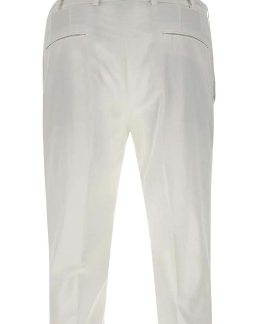 Devore Gray Tailored Trousers for men