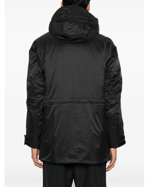 Rains Black Vardo Padded Parka for men